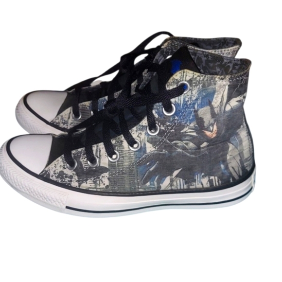 Converse Chuck Taylor All Star Hi DC Comics Batman Women Size 7 Men Size 5 - Picture 2 of 8